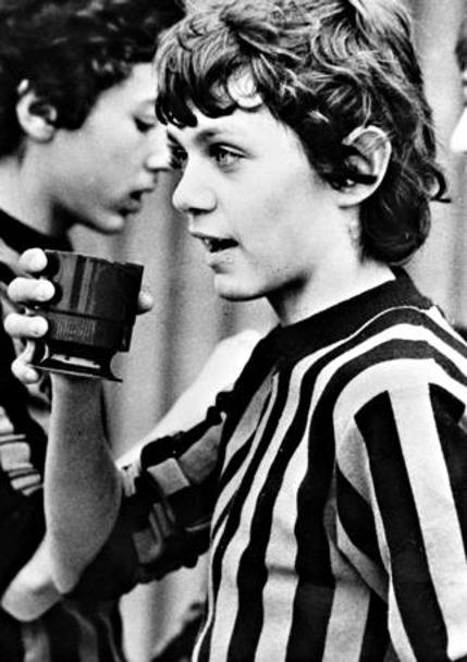 Un giovanissimo Paolo Maldini. 